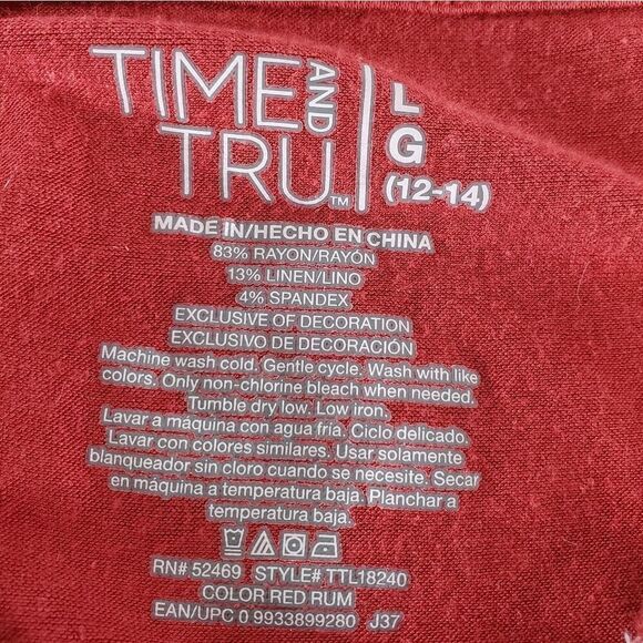 🧚♂️Cinnamon Embroidered Boho Bell Sleeve Top Size 12 - Picture 7 of 7